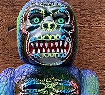KONG Ape Frank Mysterio Skull painted by Mark Nagata #C