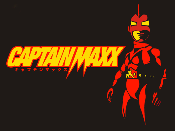 Captain Maxx Black Tee shirt - Medium Size