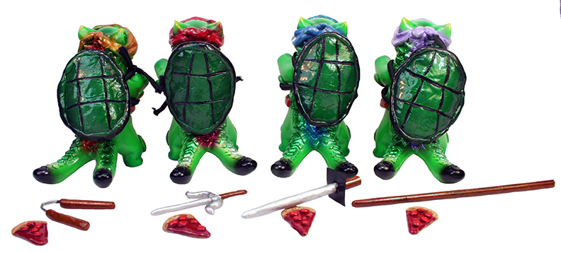 Ninja Cat Turtles customs Don Mark Nagata