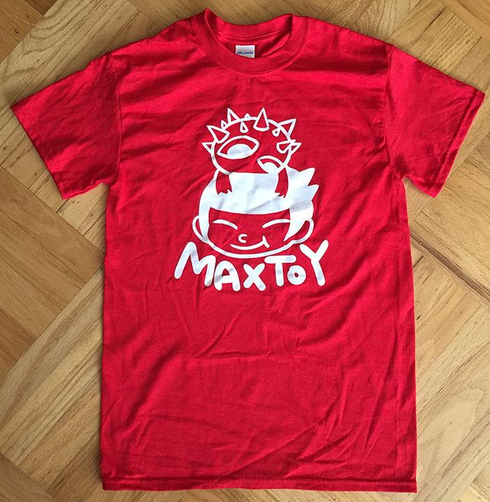 Max Toy Eyezon T shirt Red medium size