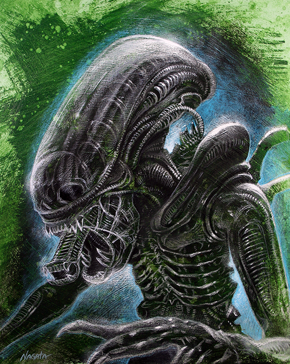 Alien Tribute giclee Mark Nagata