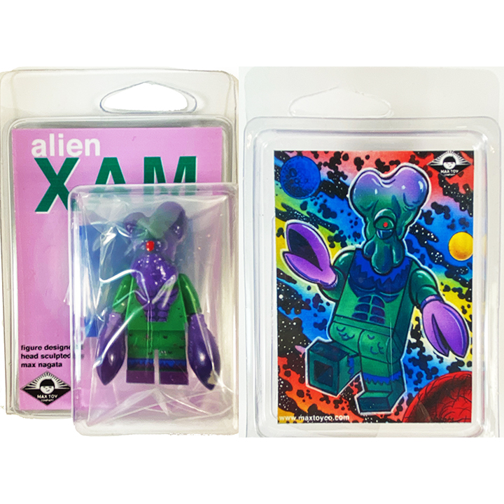 Alien Xam mini figure Custom printed Max Nagata