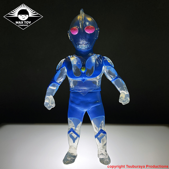 Ultraman Tsuburaya Productions x Max Toy Clear with Blue version
