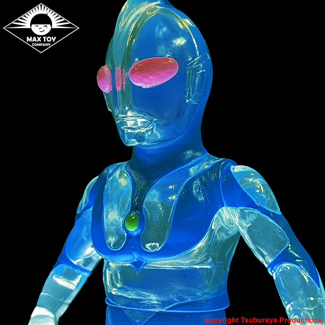 Ultraman Tsuburaya Productions x Max Toy Clear with Blue version
