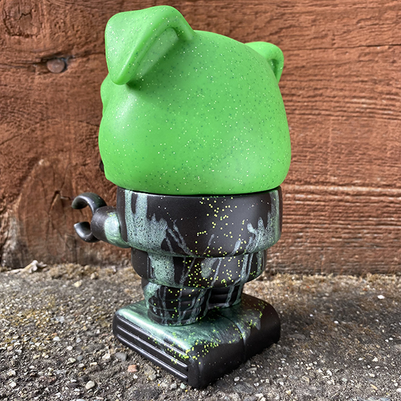 Longmire Family Fund Sputnick Supplies casting Robot Dogster Green glitter