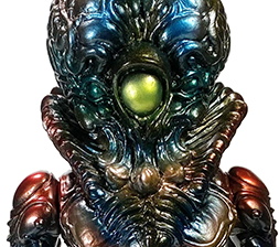 Metallic Alien Xam (2.0) Mark Nagata paints Paul Komoda...