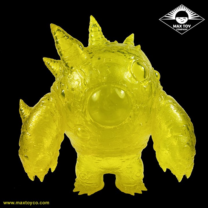Kaiju Shin Eyezon clear Yellow with glow Guts Sophie Campbell designed