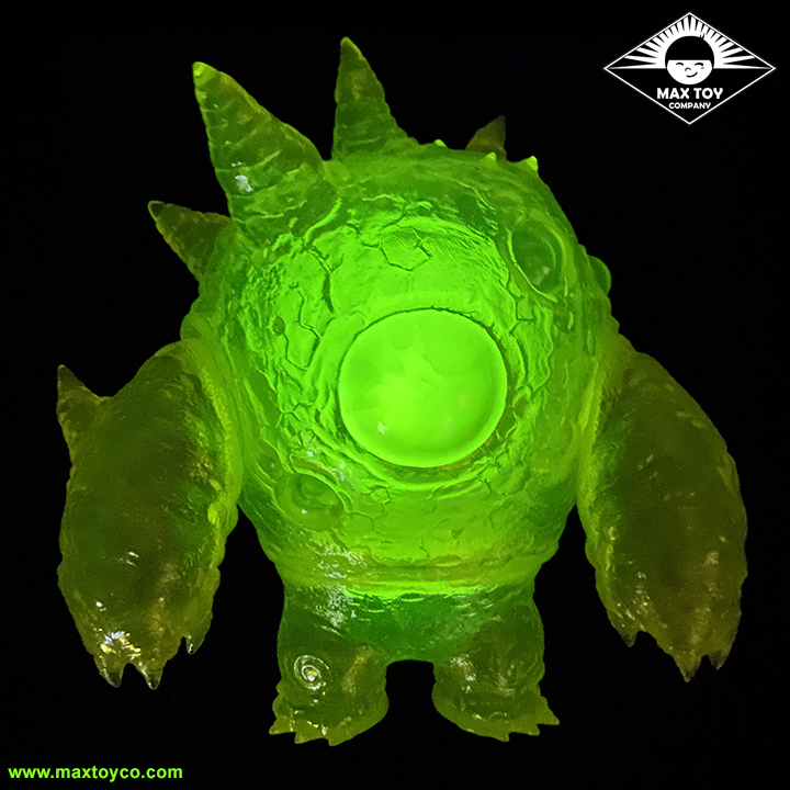 Kaiju Shin Eyezon clear Yellow with glow Guts Sophie Campbell designed