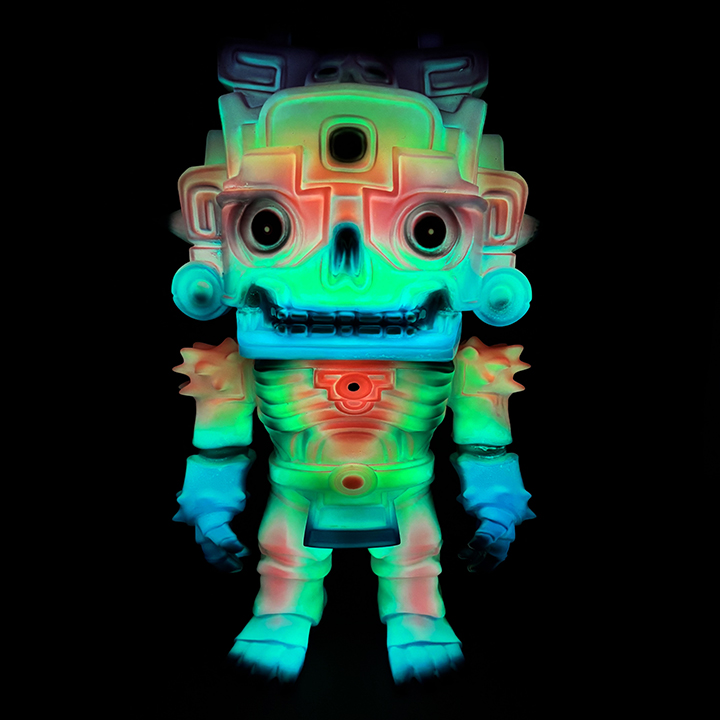 Glow Mega Mictlan skull Frank Mysterio x Mark Nagata super giant