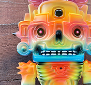 Glow Mega Mictlan skull Frank Mysterio x Mark Nagata...