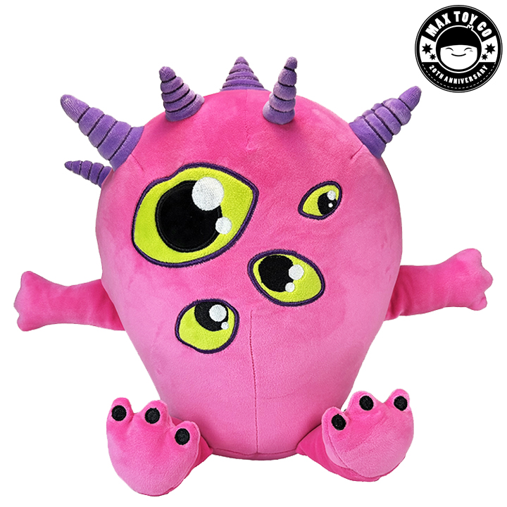 Plush Kaiju Eyezon pink Max Toy x GG Creatures