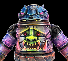 MechaToad Frog Magitarius x Mark Nagata paints Type A