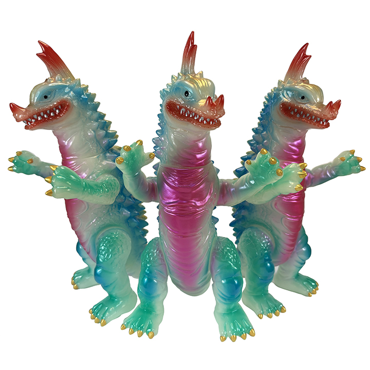 Glow in Dark Kaiju Axron micro run of x4 Mark Nagata paints
