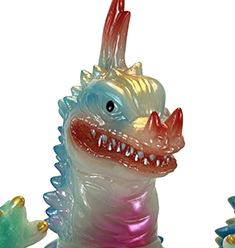 Glow in Dark Kaiju Axron micro run of x4 Mark Nagata paints