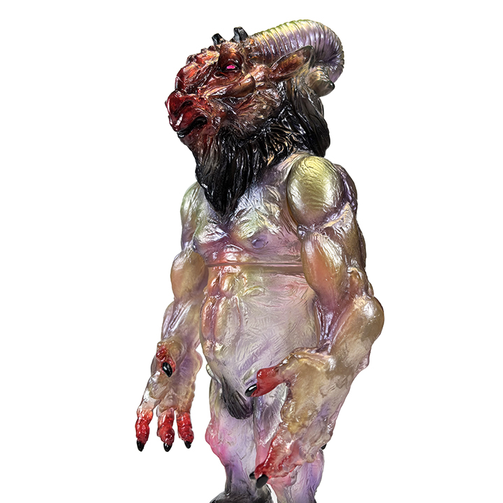 Baphomet by Zurdo Black head version Mark Nagata paints