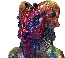 Baphomet by Zurdo Red head version Mark Nagata paints