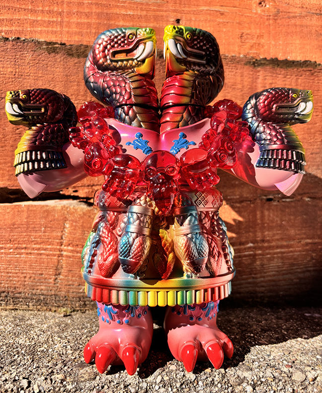 Tonantzin Coatlicue created by Xavi DMT ZR x Mark Nagata paints Type Red