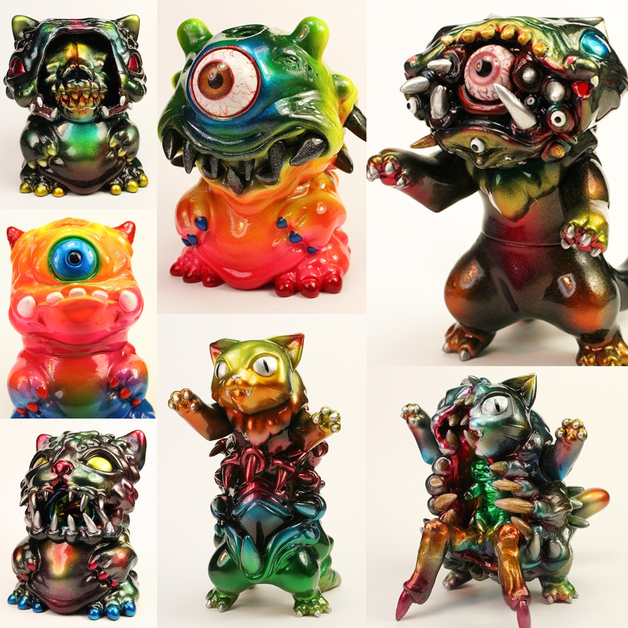 Jay222 X Nagata Horror Cats customs - Max Toy Company