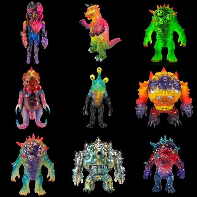 アイゾン ソフビ MAX TOY Mini Kaiju Eyezon with Glow Guts - Max Toy Company
